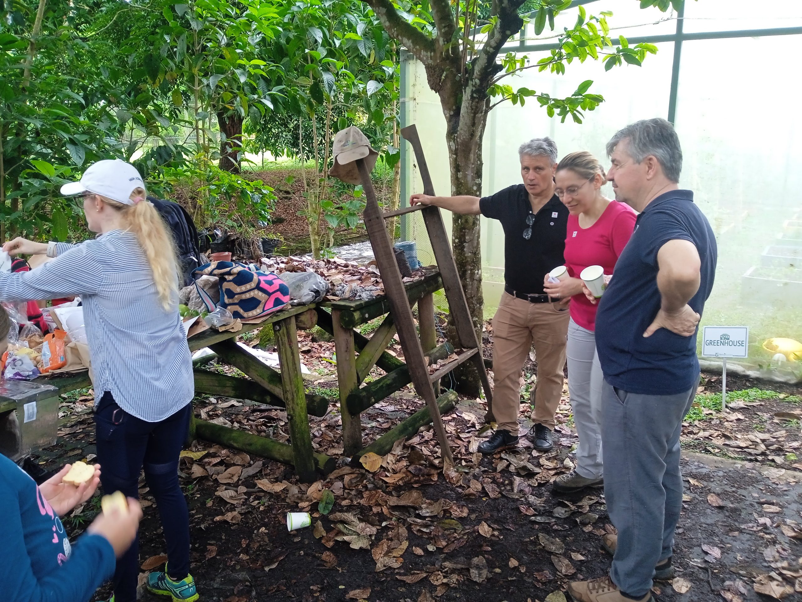 Visit by CIRAD regional director – Dr Philippe Vaast and Dr Olivier Souniga