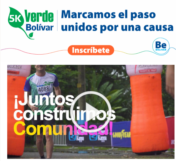 🏃 ¡Corre a inscribirte en nuestra Carrera 5K Verde Bolívar!