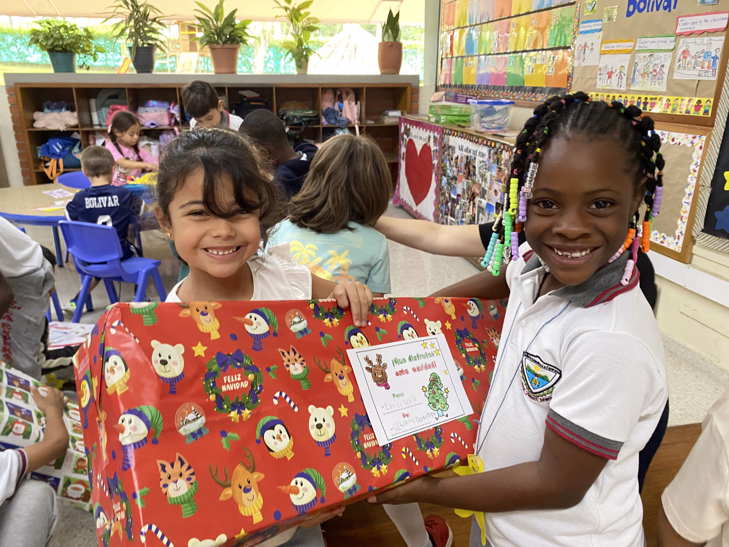 Foto de la iniciativa de regalos de Navidad